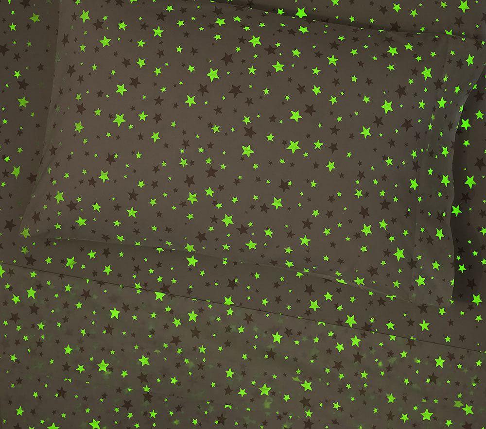 Shining Star Glow in the Dark Sheet Set Pillowcases